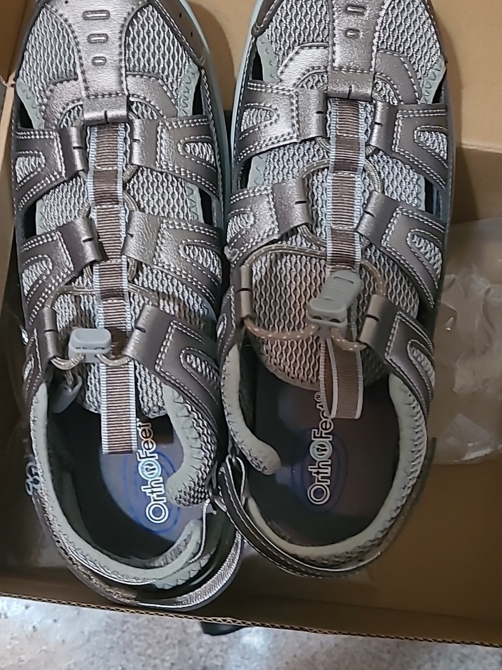 OrthoFeet New Verona Sandals 11.5 Wide - Picture 10 of 12